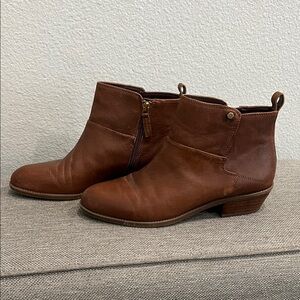 Franco Sarto Rafaela Leather Bootie 7.5M Brown